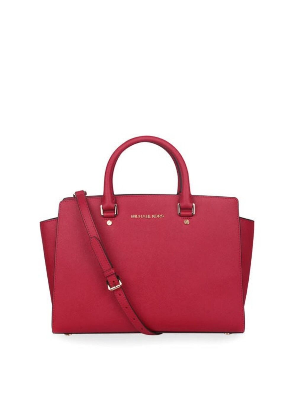 Medium Red Saffiano Leather Michael Kors